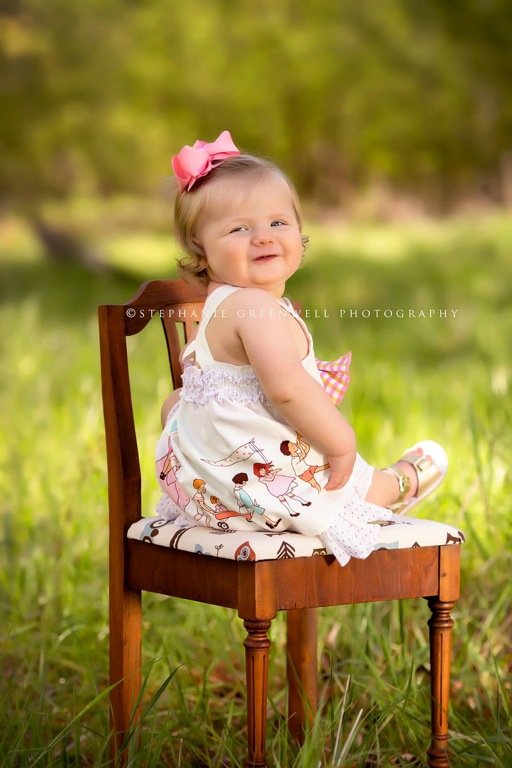 bethany harris one year first birthday manila arkansas chair southeast missouri photographer stephanie greenwell