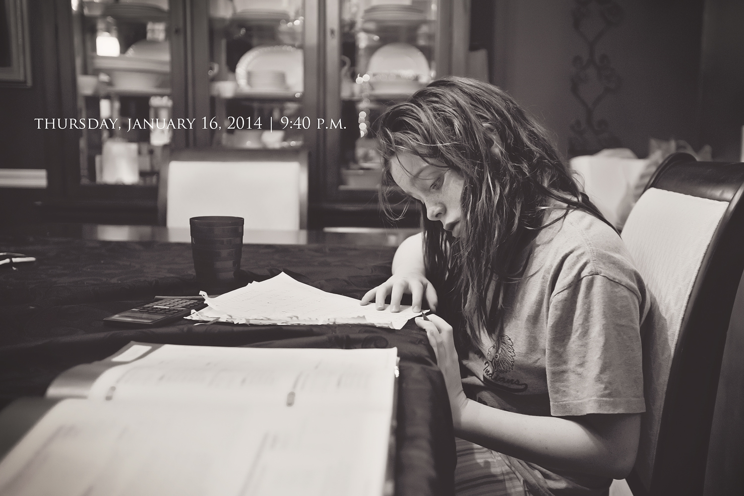 homework dining room girl photo a day southeast missouri photographer stephanie greenwell