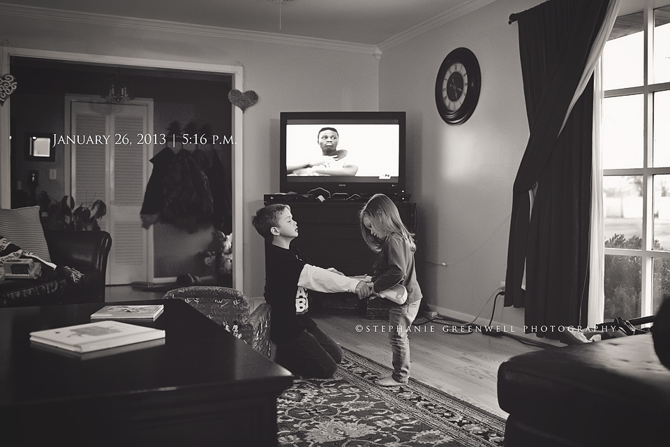 boy and girl playing with toy lifestyle stephanie greenwell photography